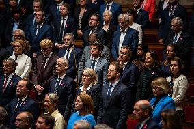 French PM Barnier Delivers General Policy Statement to National Assembly Amidst Political Turmoil