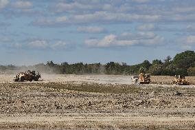 Construction Begins For A New Housing Subdivision In Markham, Canada