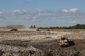 Construction Begins For A New Housing Subdivision In Markham, Canada