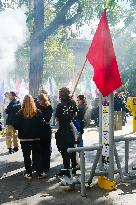 Anti-government Protest In Paris, France