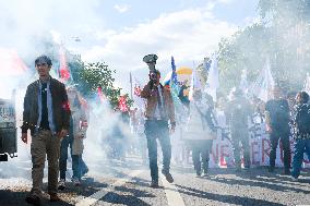 Anti-government Protest In Paris, France