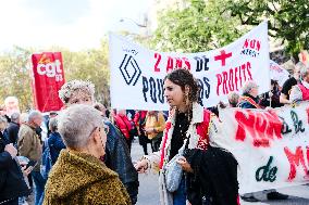 Anti-government Protest In Paris, France