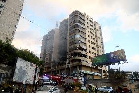 Israeli Airstrikes Near The Iran Consulate And A Hospital In Beirut