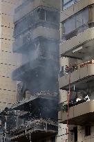 Israeli Airstrikes Near The Iran Consulate And A Hospital In Beirut