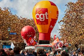 Anti-government Protest In Paris, France