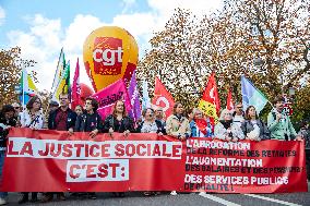 Anti-government Protest In Paris, France