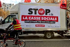 Anti-government Protest In Paris, France