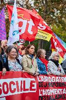 Anti-government Protest In Paris, France