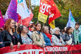 Anti-government Protest In Paris, France