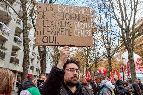 Anti-government Protest In Paris, France