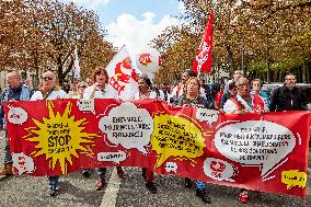 Anti-government Protest In Paris, France