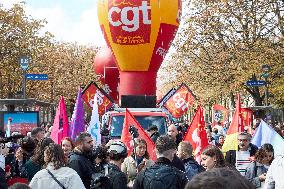 Anti-government Protest In Paris, France