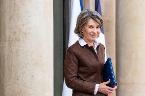 Council Of Ministers At The Elysee Palace