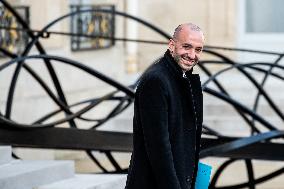 Council Of Ministers At The Elysee Palace