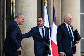 Council Of Ministers At The Elysee Palace