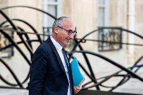 Council Of Ministers At The Elysee Palace