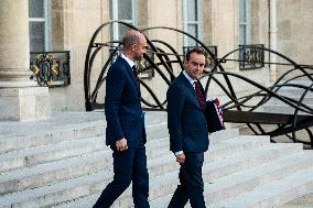 Council Of Ministers At The Elysee Palace