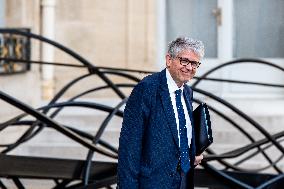 Council Of Ministers At The Elysee Palace