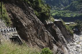 September Monsoon Rain Damages BP Highway, Nepal's Crucial Road Connection Permanently