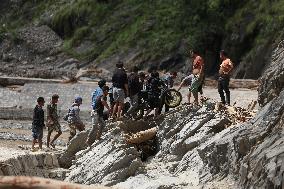 September Monsoon Rain Damages BP Highway, Nepal's Crucial Road Connection Permanently