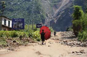 September Monsoon Rain Damages BP Highway, Nepal's Crucial Road Connection Permanently