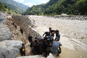 September Monsoon Rain Damages BP Highway, Nepal's Crucial Road Connection Permanently