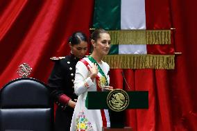 Inauguration Of The Claudia Sheinbaum First Female Mexico's President