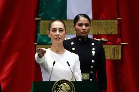 Inauguration Of The Claudia Sheinbaum First Female Mexico's President