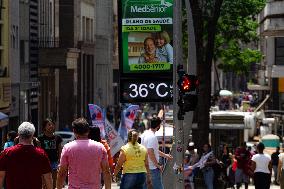 High Temperatures In The City Of São Paulo