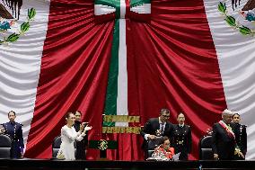 Claudia Sheinbaum Sworn In As Mexico's First Woman President