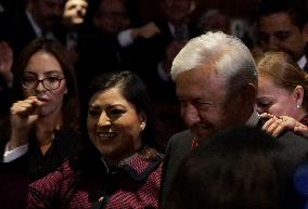 Claudia Sheinbaum Sworn In As Mexico's First Woman President