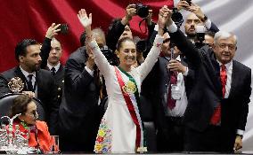 Claudia Sheinbaum Sworn In As Mexico's First Woman President