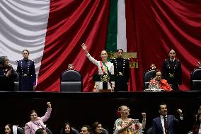 Claudia Sheinbaum Sworn In As Mexico's First Woman President