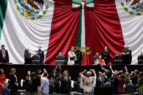 Claudia Sheinbaum Sworn In As Mexico's First Woman President