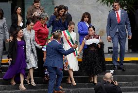 Claudia Sheinbaum Sworn In As Mexico's First Woman President