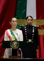 Claudia Sheinbaum Sworn In As Mexico's First Woman President