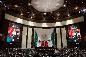 Claudia Sheinbaum Sworn In As Mexico's First Woman President