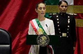 Claudia Sheinbaum Sworn In As Mexico's First Woman President