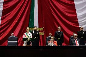 Claudia Sheinbaum Sworn In As Mexico's First Woman President