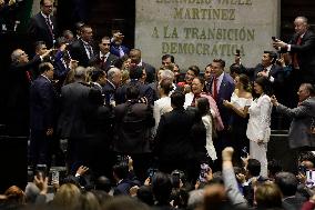 Claudia Sheinbaum Sworn In As Mexico's First Woman President