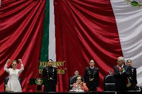 Claudia Sheinbaum Sworn In As Mexico's First Woman President