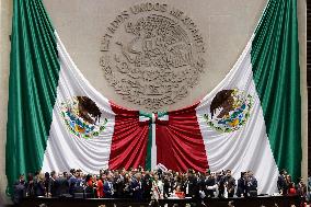 Claudia Sheinbaum Sworn In As Mexico's First Woman President