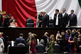 Claudia Sheinbaum Sworn In As Mexico's First Woman President