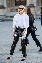 PFW - Arrivals At Louis Vuitton  Show NB