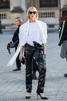 PFW - Arrivals At Louis Vuitton  Show NB