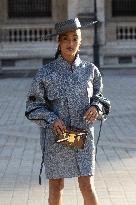 PFW - Arrivals At Louis Vuitton  Show NB