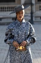 PFW - Arrivals At Louis Vuitton  Show NB