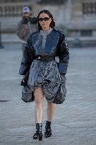 PFW - Arrivals At Louis Vuitton  Show NB