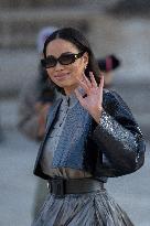 PFW - Arrivals At Louis Vuitton  Show NB