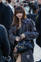 PFW - Arrivals At Louis Vuitton  Show NB